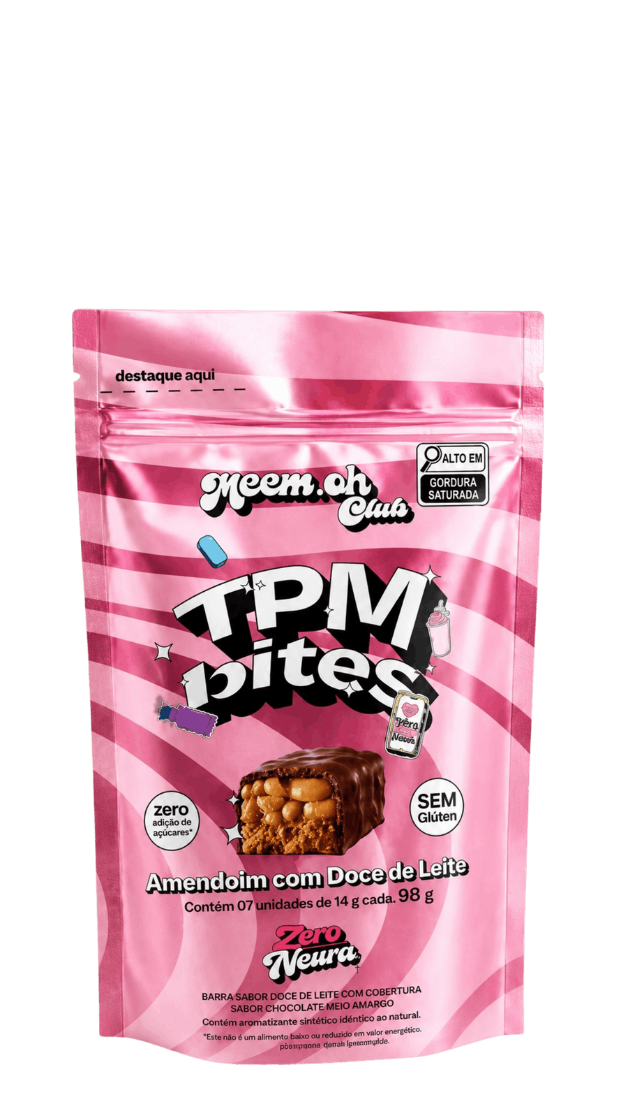 TPM Bites Amendoim com Doce de Leite