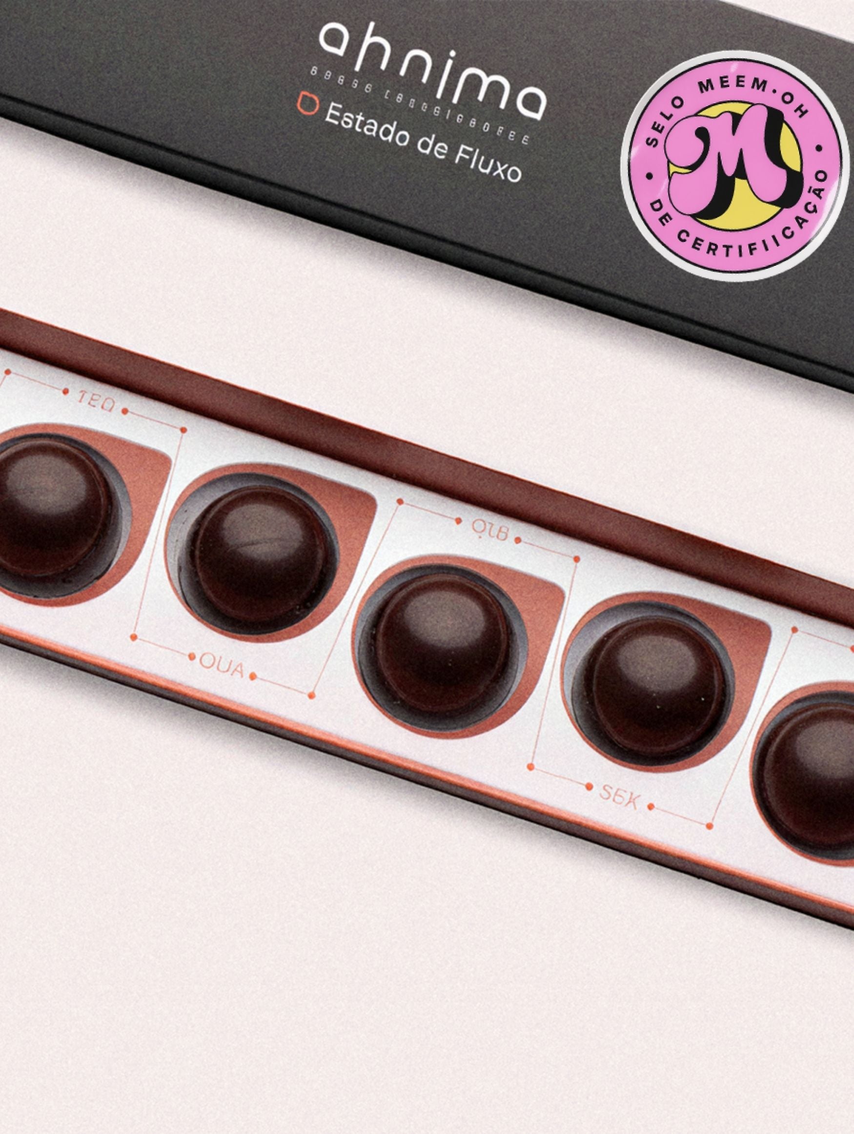 Bombom Estado de Fluxo Selo Meem.oh