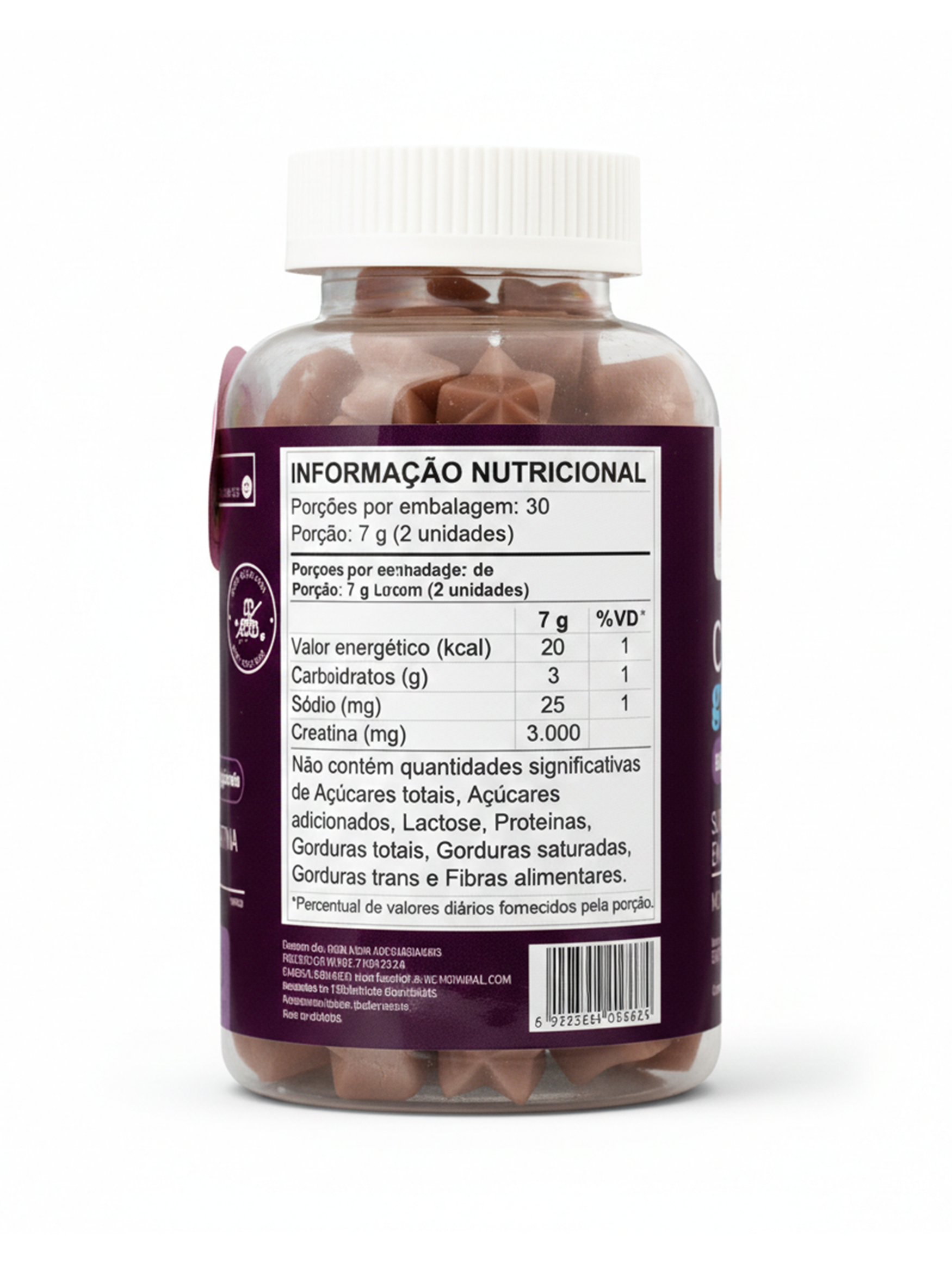 Creatina Gummy Blueberry Selo Meem.oh