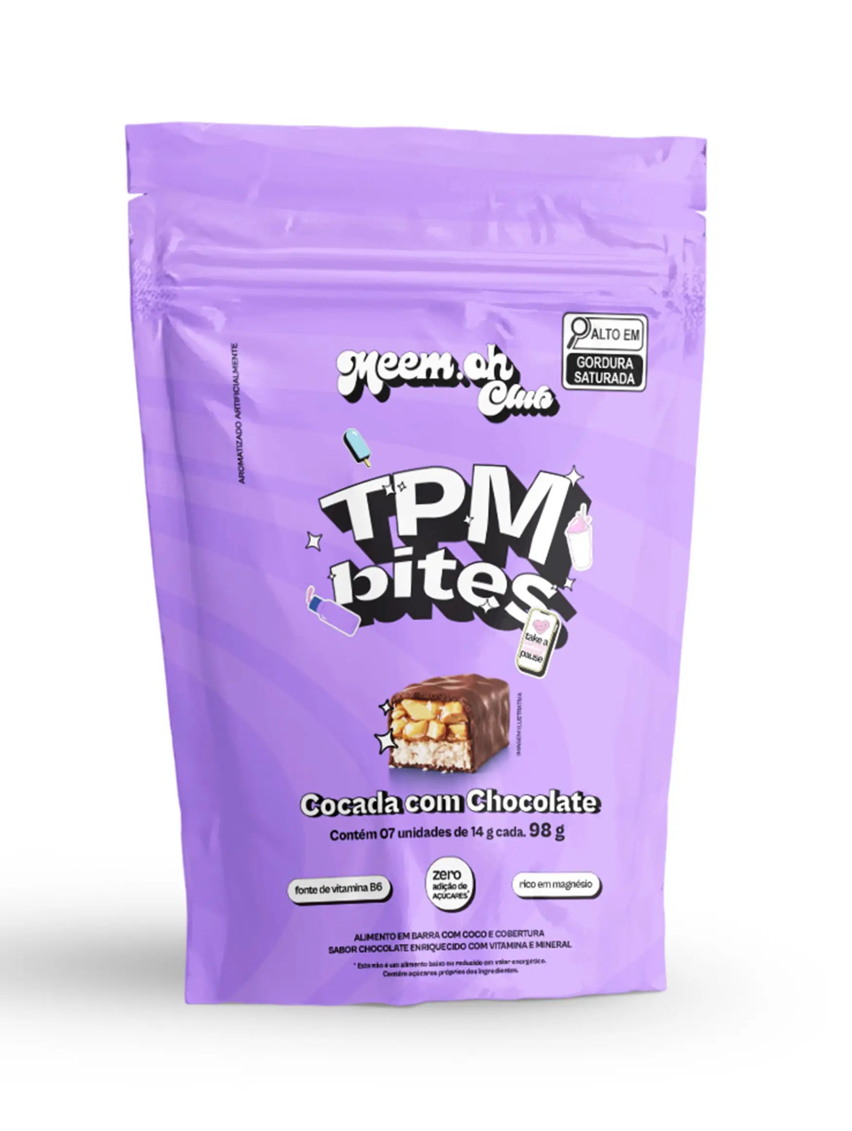 TPM Bites Sabor Cocada com Chocolate